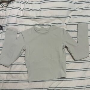 Women's Long Sleeve Top - Gray